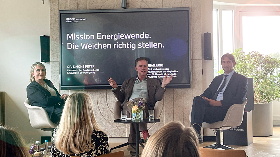 Simone Peter, Alexander Marguier und Andreas Jung