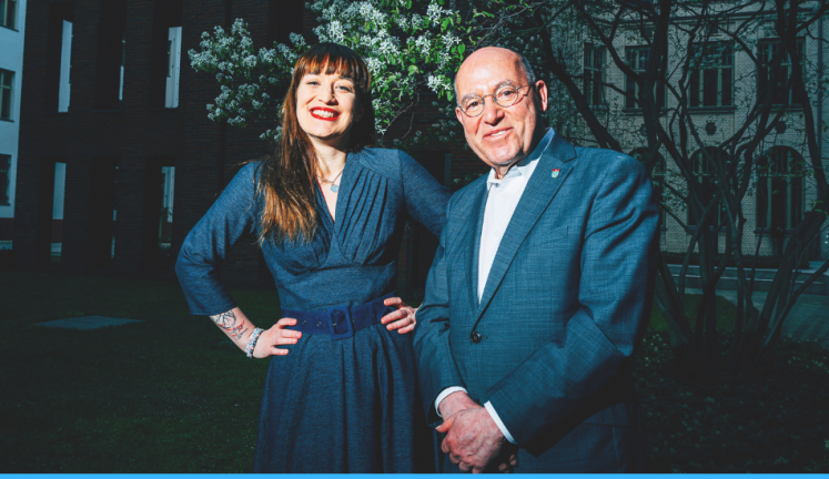Heidi Reichinnek und Gregor Gysi