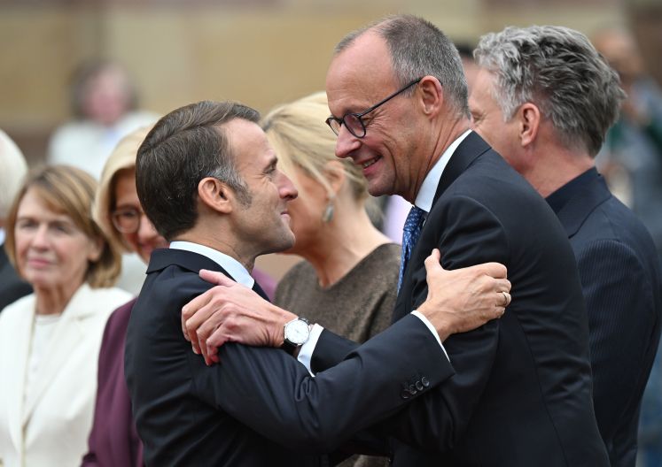 Emmanuel Macron und Friedrich Merz