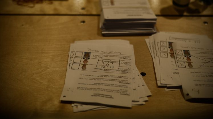 Ungültige irische Stimmzettel