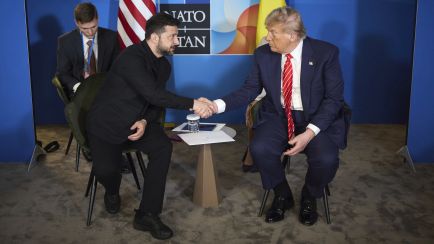 Selenskyj und Trump beim Nato-Gipfel