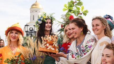 Folklore-Fest in Moskau