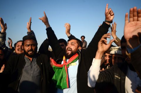 Demonstration in Pakistan