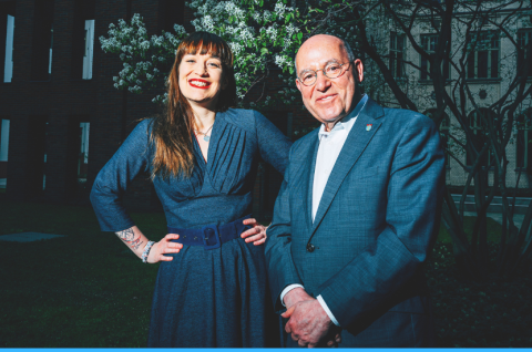 Heidi Reichinnek und Gregor Gysi