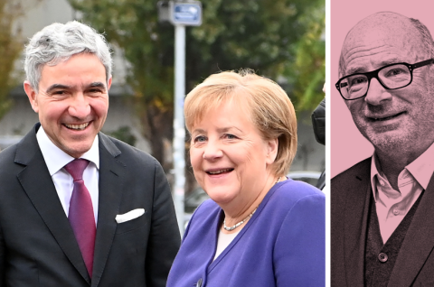 Stefan Harbarth und Angela Merkel