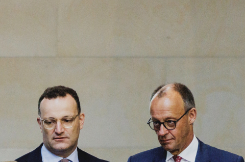 Jens Spahn und Friedrich Merz