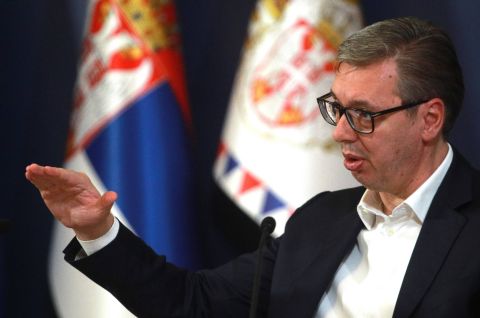 Serbiens Präsident Aleksandar Vučić