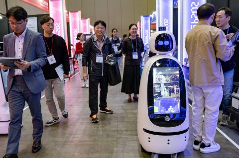 Robotermesse in Südkorea