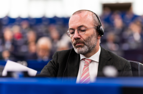 Manfred Weber (CSU), Fraktionsvorsitzender der Fraktion EVP