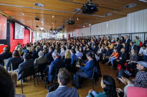 Teilnehmer des „Falling Walls Science Summit“