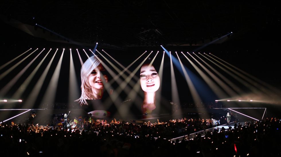 Das deutsche Duo Sisters wurde vor-vor-letzter beim ESC in Tel Aviv