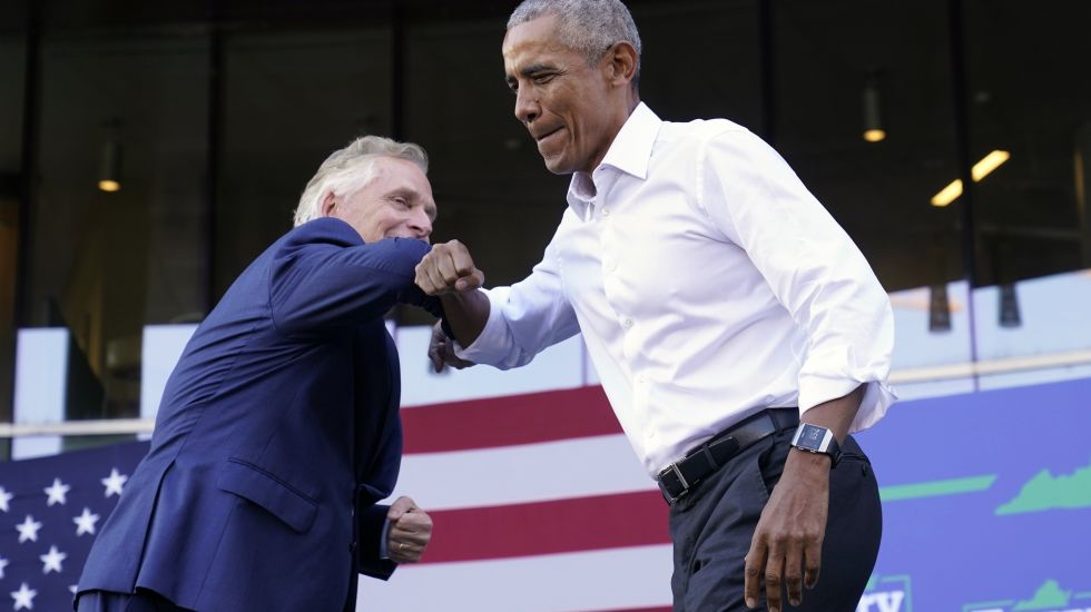 Terry McAuliffe und Barack Obama