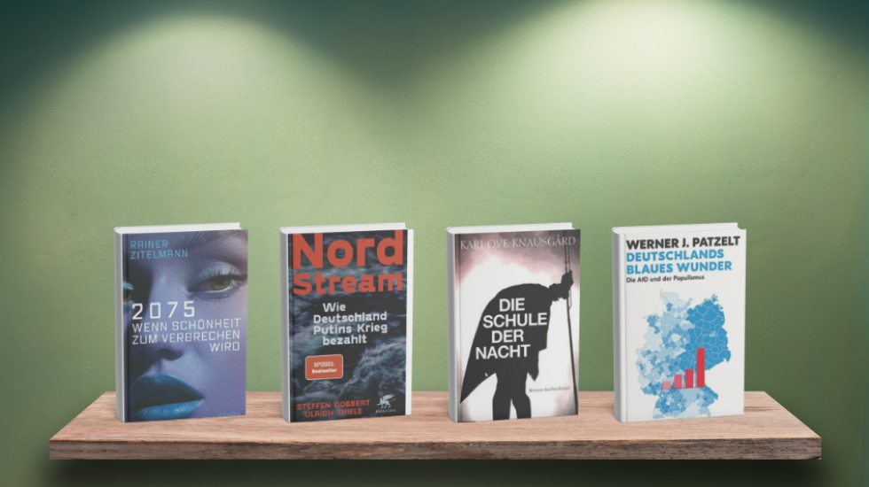 „2075. Wenn Schönheit zum Verbrechen wird“, „Nord Stream“, „Die Schule der Nacht“, „Deutschlands blaues Wunde“
