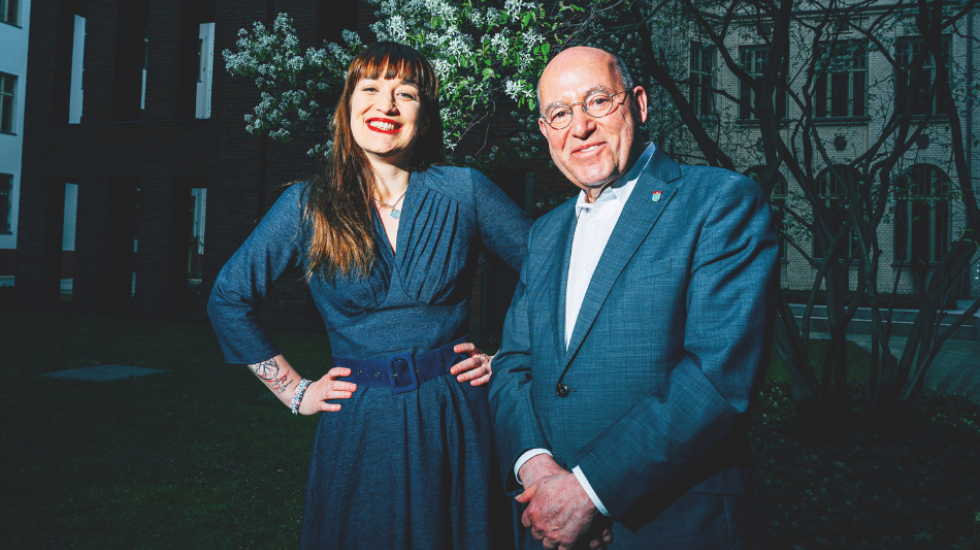 Heidi Reichinnek und Gregor Gysi
