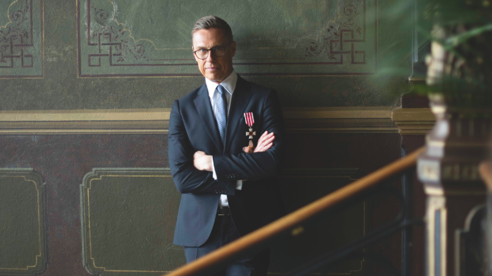 Finnlands Staatspräsident Alexander Stubb