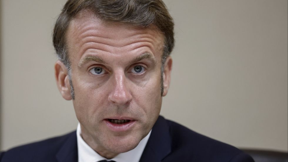 Macron spricht